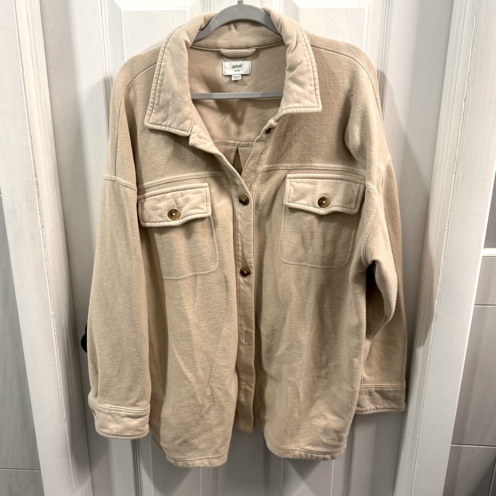 🤎AERIE OVERSIZED SHACKET SIZE XL